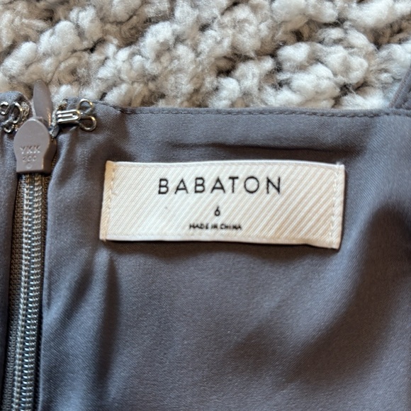 Babaton One Shoulder Dress in Elegant Gray - Picture 7 of 9